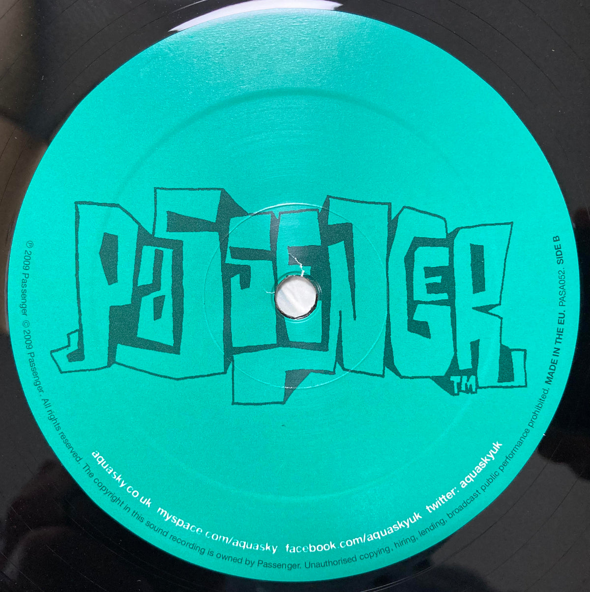 AQUASKY / SLIPZ N DAPZ - Deep Fat Frequencies EP 2. inc Friction Remix - Passenger Records - Pasa052 - 12" Vinyl (2009 original press)
