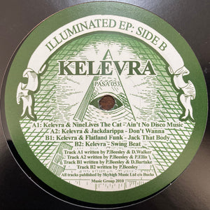 KELEVRA / NINE LIVES THE CAT / JACKDARIPPA / FLATLAND FUNK - Illuminated EP   - Passenger Records - Pasa053 - 12" Vinyl