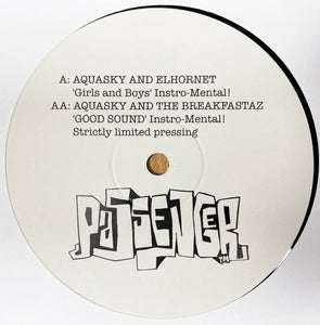 Aquasky + Elhornet – Girls And Boys/+ The Breakfastaz – Good Sound - Passenger – PASAX 001 - 10" Vinyl - Breaks
