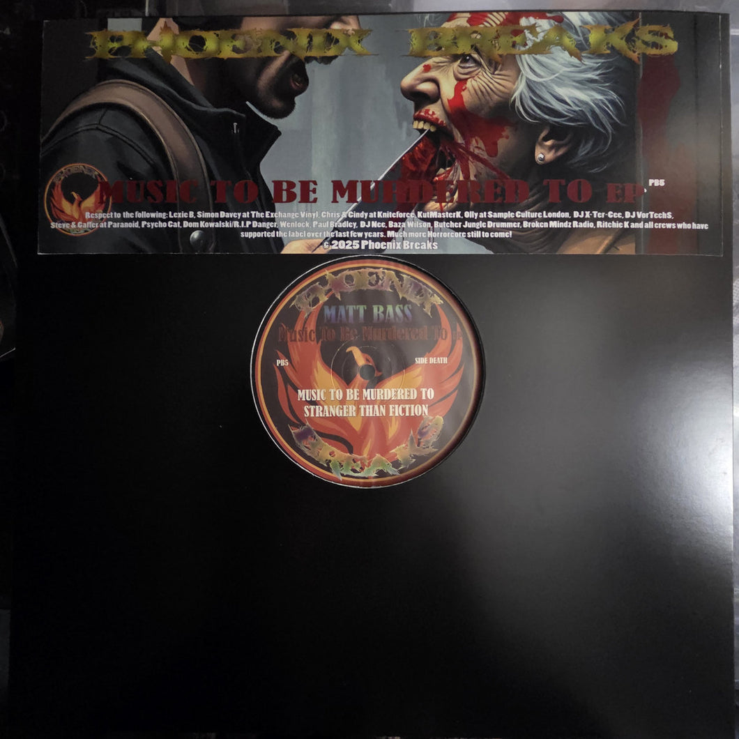 Matt Bass - Music To Be Murdered To - Phoenix Breaks Records - PB5 - Old Skool - 12
