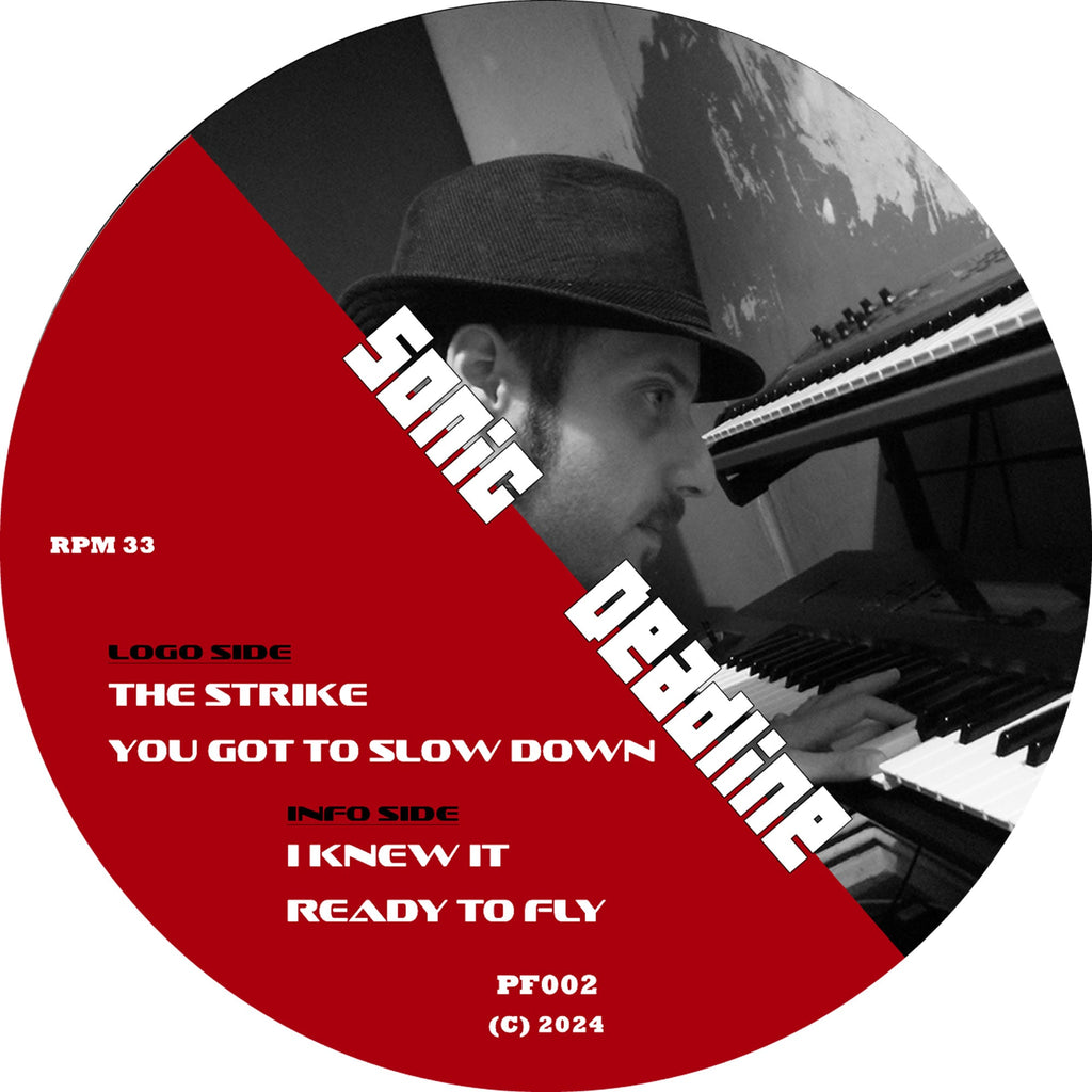 Party Force - Sonic Deadline - The Strike EP - PF002 - 12" Red or Black Vinyl