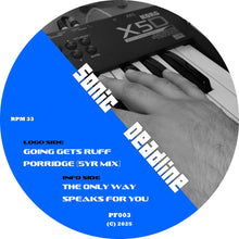 Load image into Gallery viewer, Sonic Deadline - Going Gets Ruff EP - Party Force - PF-003 - 12&quot; Transparent Blue Vinyl