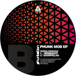 Chris Chambers & Homma Honganji - Phunk Mob EP  - PHNKBLK01 - Phunkation - 12" Vinyl - Techno - Croatia Import