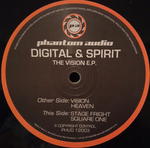 Load image into Gallery viewer, Digital &amp; Spirit – The Vision E.P. - Phantom Audio – PHUD 12003 - 12 &quot; Vinyl