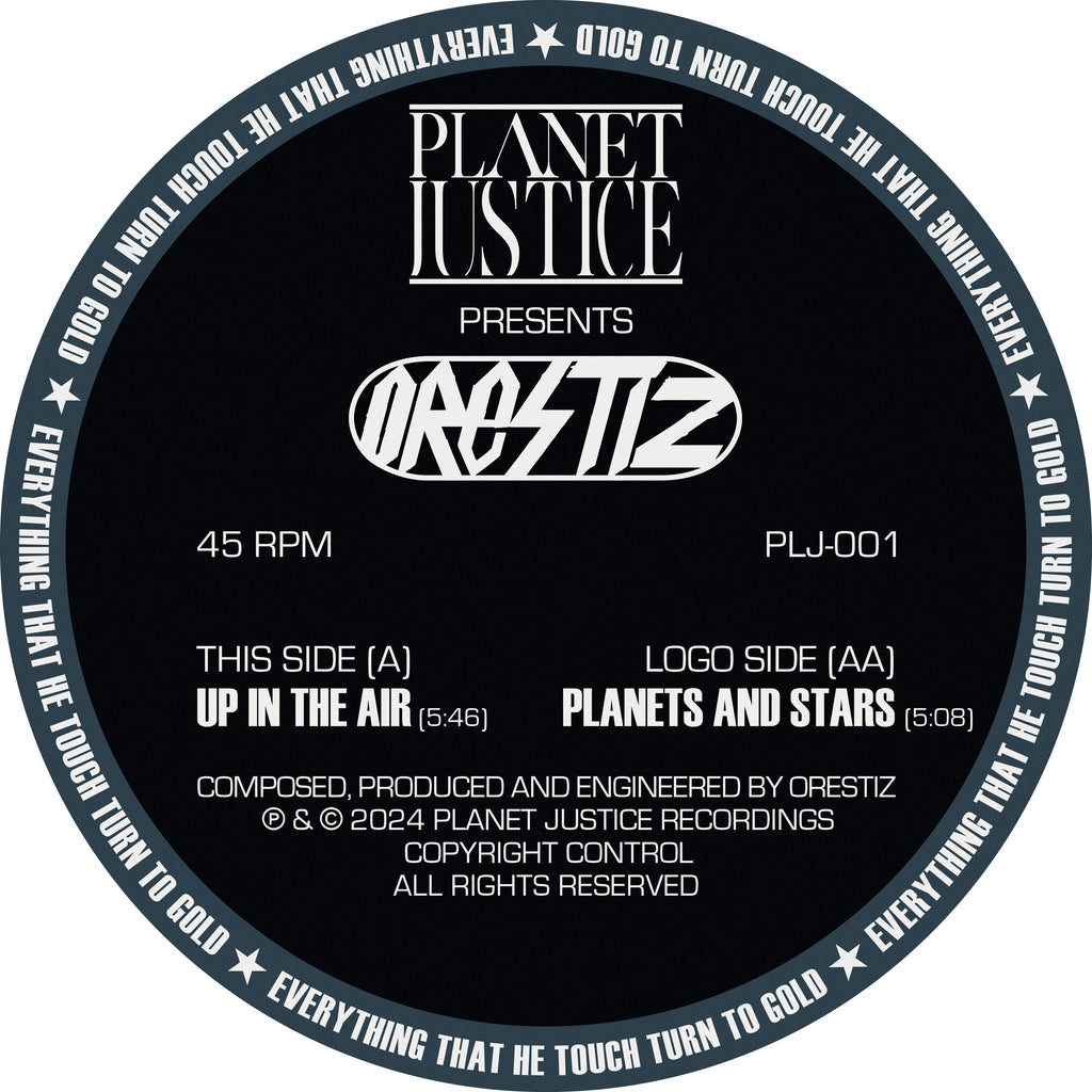 Orestiz - Planet Justice - Up In The Air EP - PLJ001 - 12" Vinyl