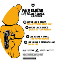 Load image into Gallery viewer, Paul Elstak - Life Is Like A Dance (The Remixes)  - PASSIONATE MUSIC LABEL - PMLPE001 -12&quot; Vinyl Picture Disc