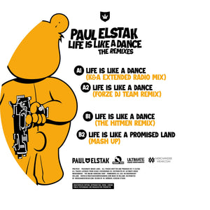 Paul Elstak - Life Is Like A Dance (The Remixes)  - PASSIONATE MUSIC LABEL - PMLPE001 -12" Vinyl Picture Disc