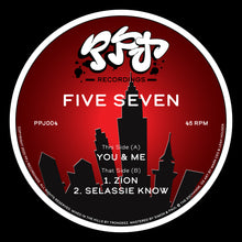 Load image into Gallery viewer, Five Seven - You &amp; Me EP - PPJ Records - PPJ004 - 12" Black Vinyl