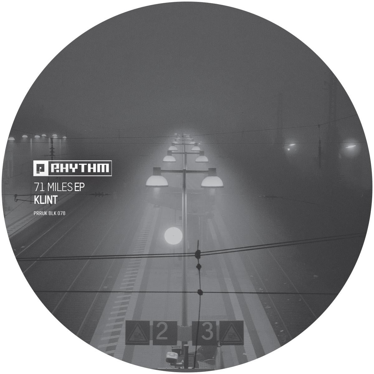 Klint - 71 Miles EP - Planet Rhythm - PRRUKBLK078 - 12" Vinyl - Techno - Dutch Import