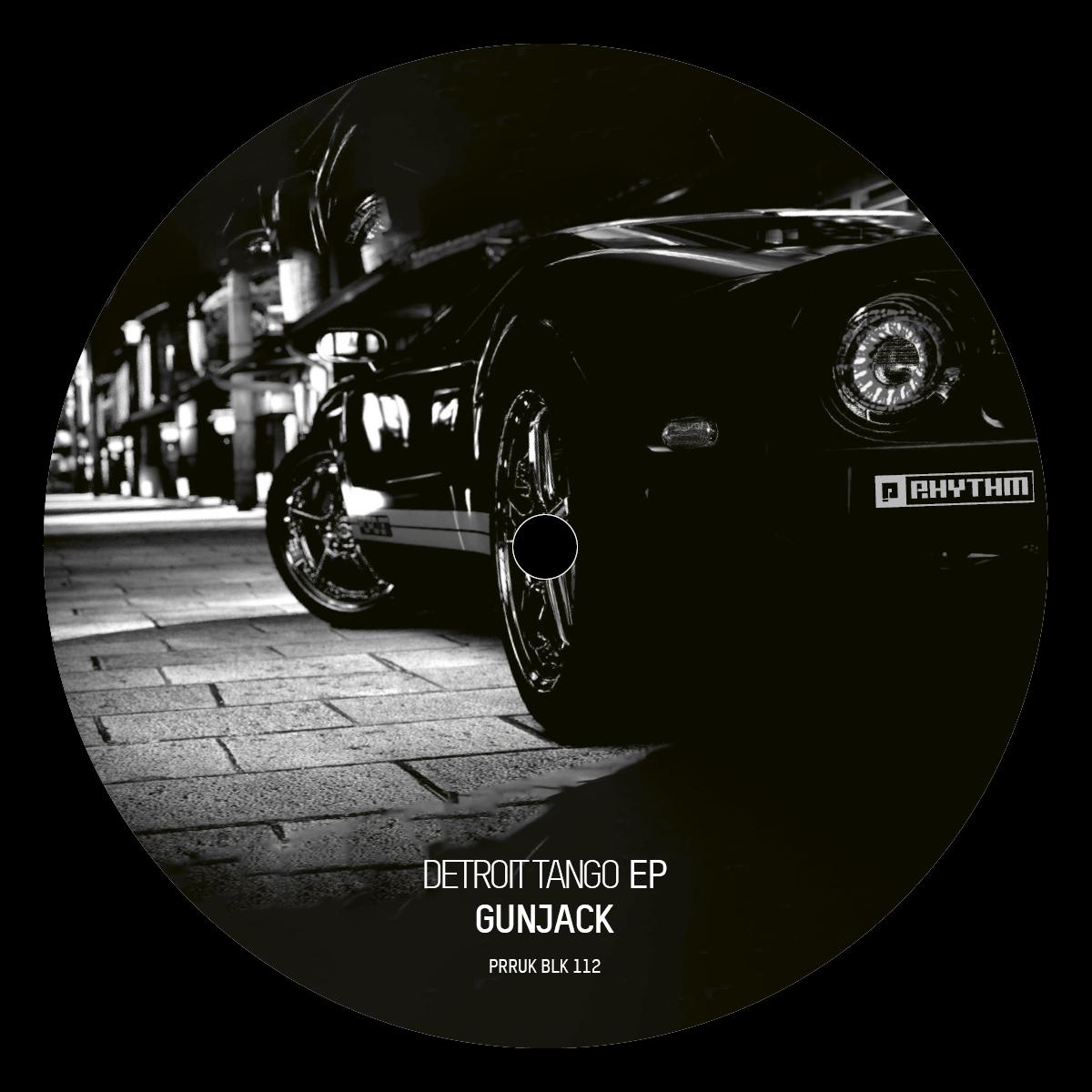 Gunjack - Detroit Tango LP [marbled brown vinyl / label sleeve] - Planet Rhythm - PRRUKBLK112 - 12" Vinyl - Techno - Dutch Import
