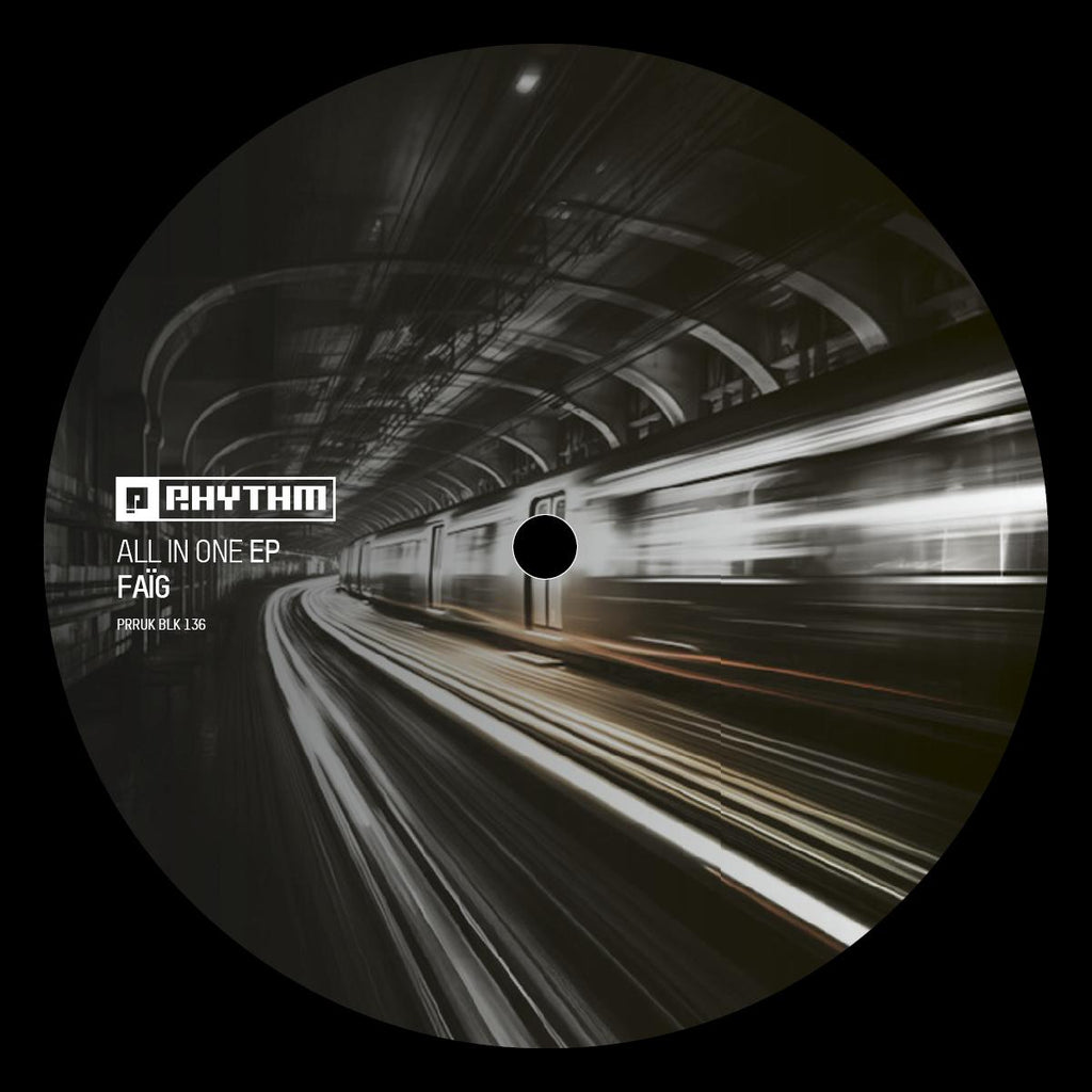 FAÏG - All In One EP [label sleeve] - Planet Rhythm - PRRUKBLK136 - 12" Vinyl - Techno - Dutch Import