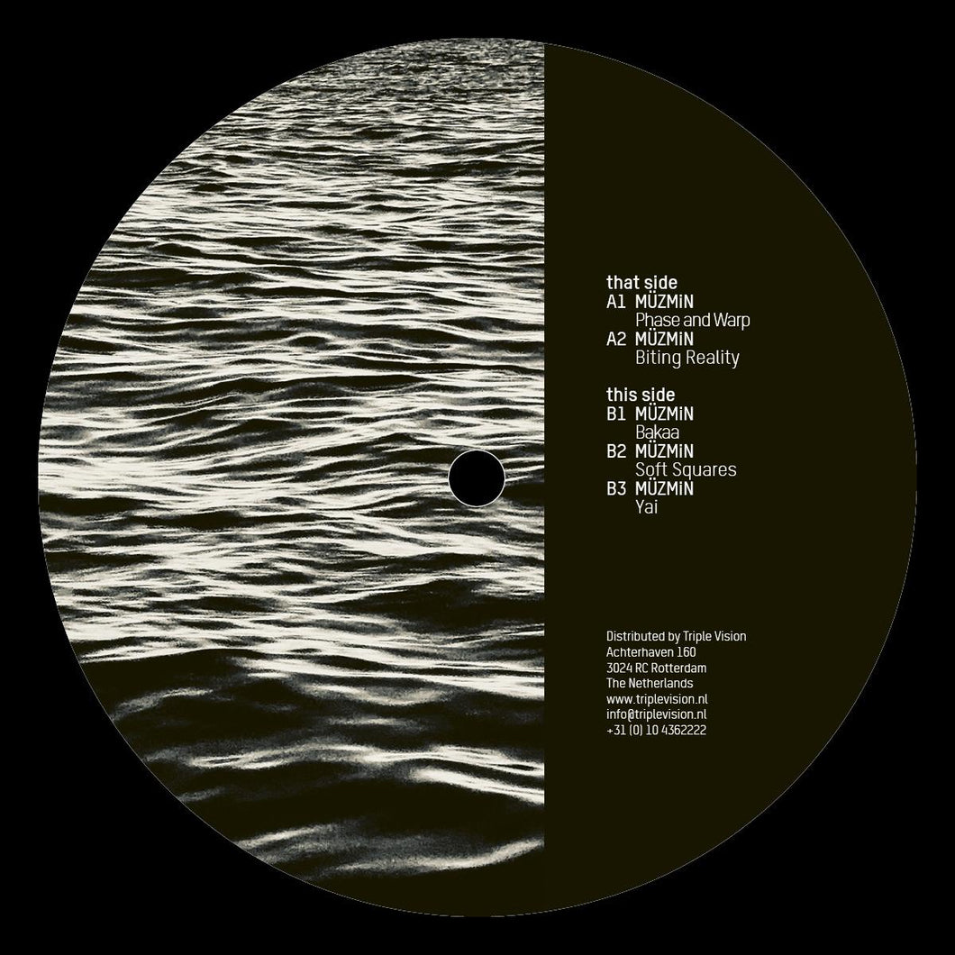 Muzmin - Negative Time EP [label sleeve] - Planet Rhythm - PRRUKBLK145 - 12