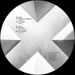 Shabaam & Aladarus / Lenny San - Inner City Blues EP [white vinyl / label sleeve] - Planet Rhythm -  PRRUKWHT013 - 12" Vinyl - Techno - Dutch Import