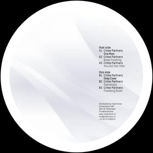 Crime Partners - Deep Cover EP [white vinyl / label sleeve] - Planet Rhythm - PRRUKWHT016 - 2" Vinyl - Techno - Dutch Import