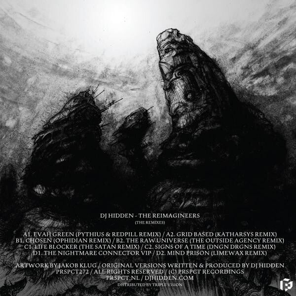 DJ Hidden - The Reimagineers (The Remixes) - PRSPCT272 sleeve back