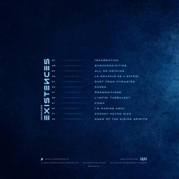 Neurocore - Existences - PRSPCT284 tracklist