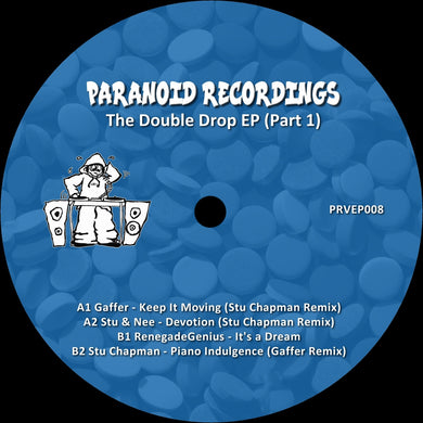 Paranoid Plastic -  Stu Chapman / Nee / RenegadeGenius / Gaffer - The Double Drop EP (Part 1) - PRVEP008 - 12