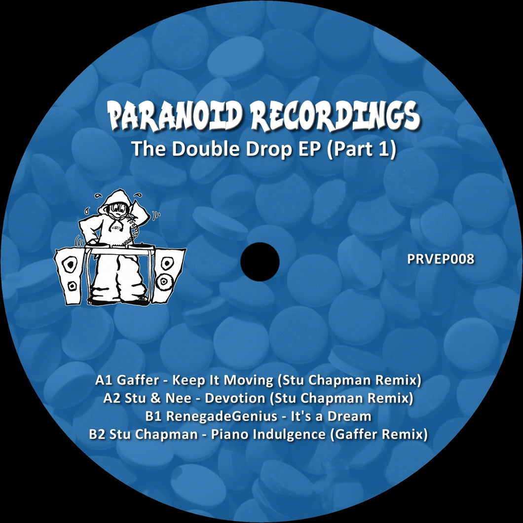 Paranoid Plastic -  Stu Chapman / Nee / RenegadeGenius / Gaffer - The Double Drop EP (Part 1) - PRVEP008 - 12