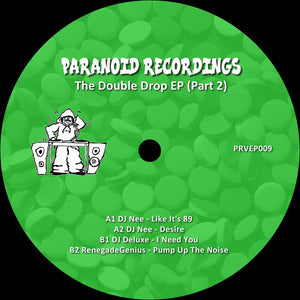 Paranoid Plastic -  DJ Deluxe / DJ Nee / RenegadeGenius - The Double Drop EP (Part 2) - PRVEP009 - 12" Vinyl