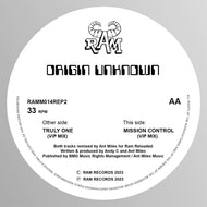ORIGIN  UNKNOWN - TRULY ONE/MISSION CONTROL VIP MIXES - RAM RECORDS - 12