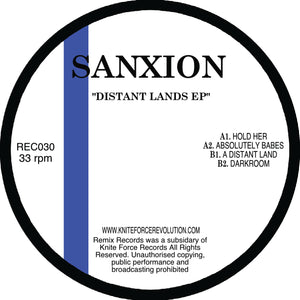 Sanxion - Distant Lands EP - Hold Her / Absolute Babes  - Remix Records - REC030 - 12" Vinyl