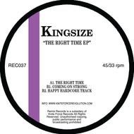 Kingsize - Remix Records - The Right Time EP - REC37 - 12