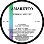 Amaretto - Rockin' For Myself EP - Remix Records - REC42 - Old Skool - 12" Turquoise Vinyl Version
