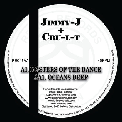 Jimmy J & Cru-L-T - Masters Of The Dance EP - Remix Records - REC45 - Old Skool - 12