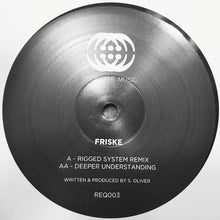 Load image into Gallery viewer, Friske - Rigged System (Remix) / Deeper Understanding -  Requisite Music - REQ003