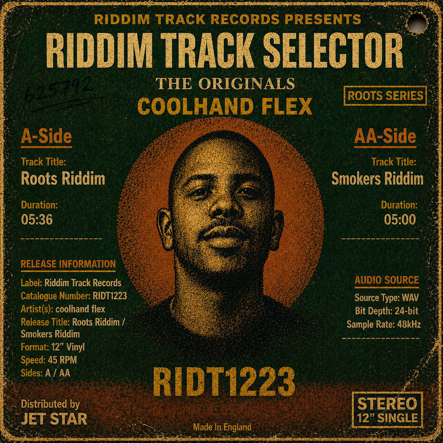 Coolhand Flex - Roots Riddim / Smokers Riddim - RIDT1223