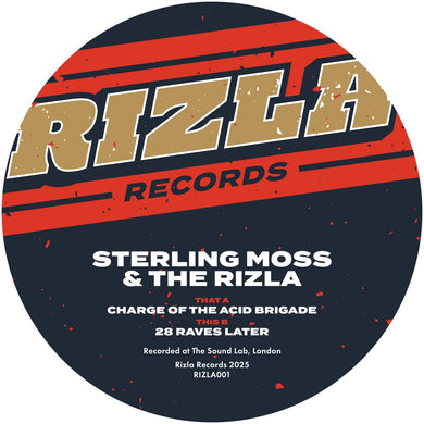 Sterling Moss & The Rizla - Rizla Records 001 [200 Copies LTD / Red Vinyl] - Rizla Records - RIZLA001 - 12