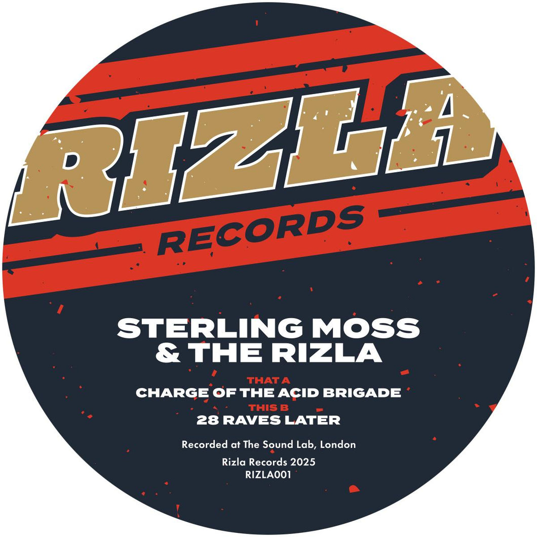 Sterling Moss & The Rizla - Rizla Records 001 [200 Copies LTD / Red Vinyl] - Rizla Records - RIZLA001 - 12