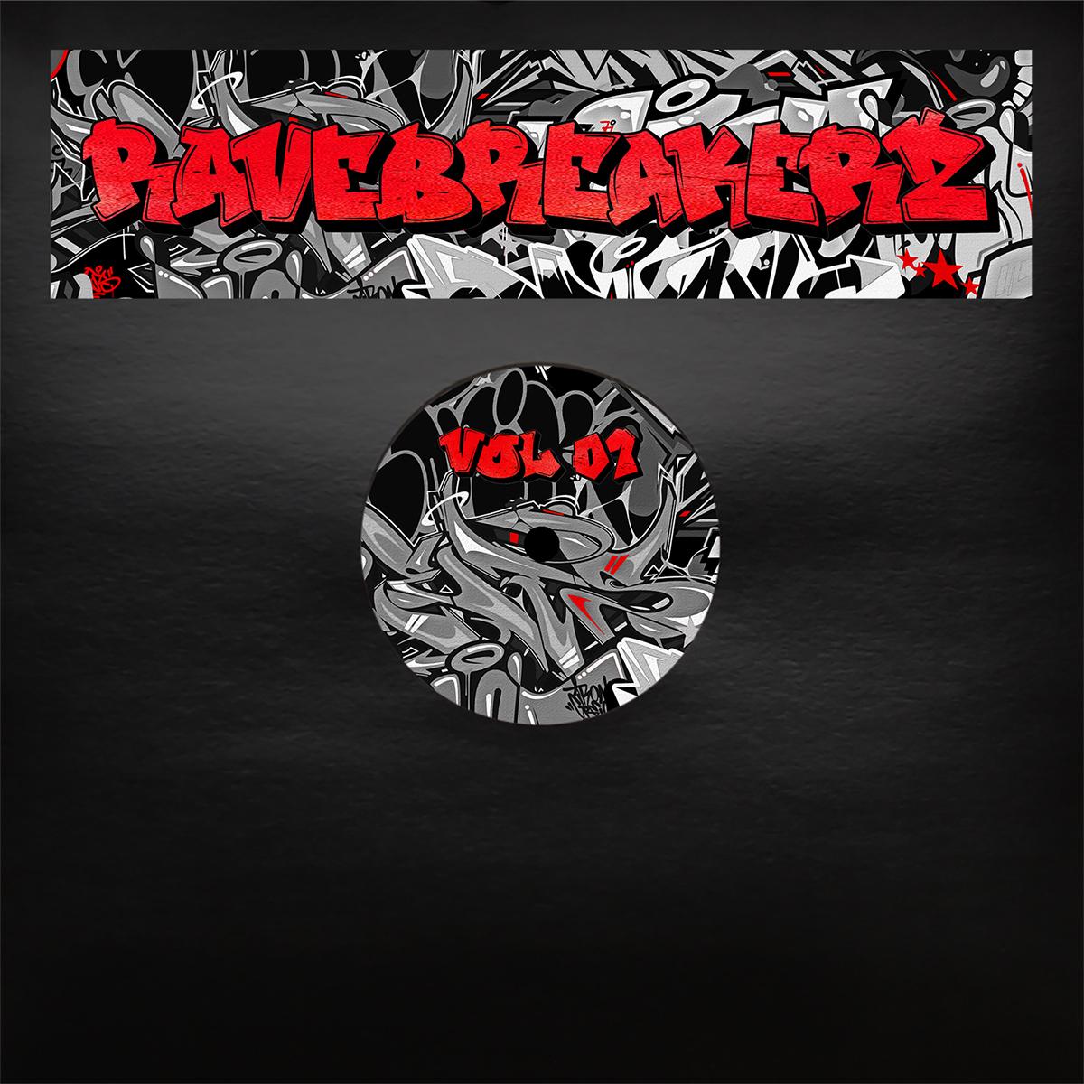 Blame the Mono, jadzia, Ghost in the Machine - RAVEBREAKERZ VOL.1 - Rave Or Die - RODBKZ01 - 12" Vinyl - Techno - French Import