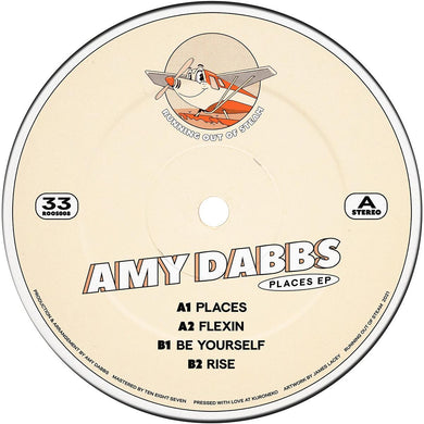 Amy Dabbs - Places EP [gold vinyl] - Running Out Of Steam - ROOS008 - 12