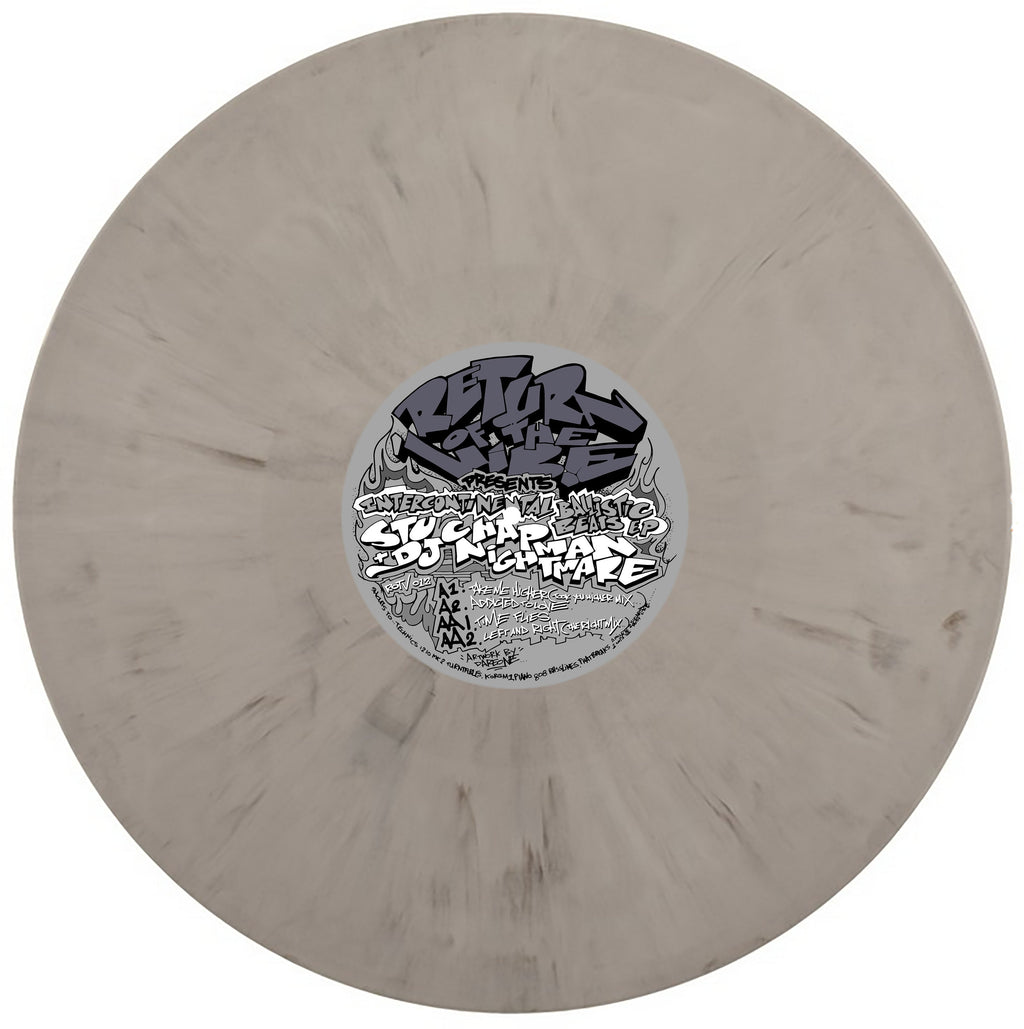 DJ Nightmare & Stu Chapman - Intercontinental Ballistic Beats EP - Return Of the Vibe - ROTV012 - 12" Marbled Ash Grey or Black Vinyl