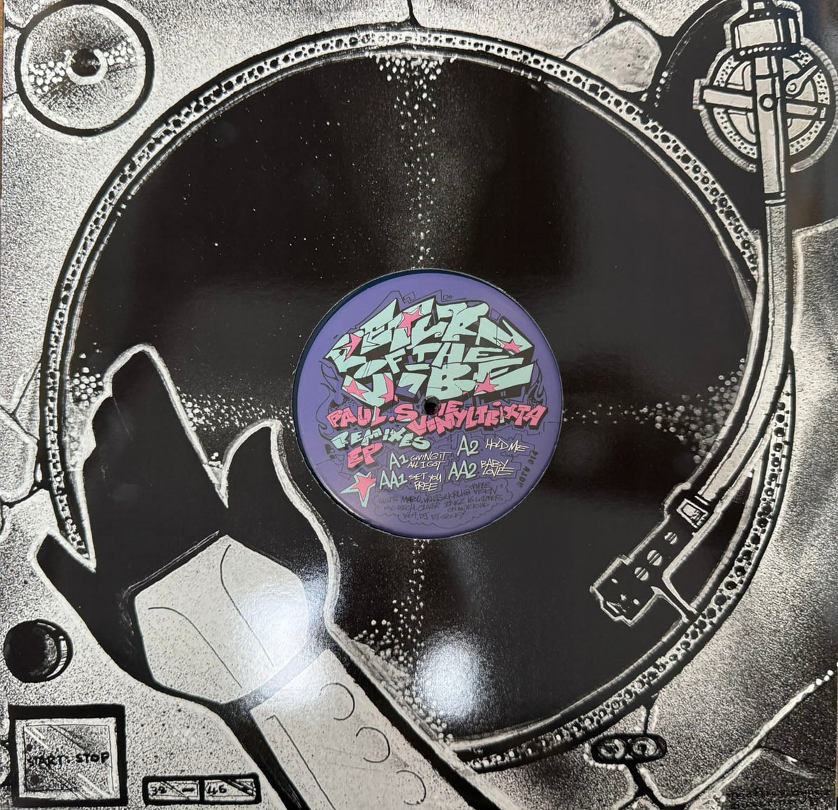PAUL.S  - THE VINYLTRIXTA REMIXES EP - Return Of the Vibe - ROTV014 - 12" Blue Marbled Vinyl + Mp3 + Wav