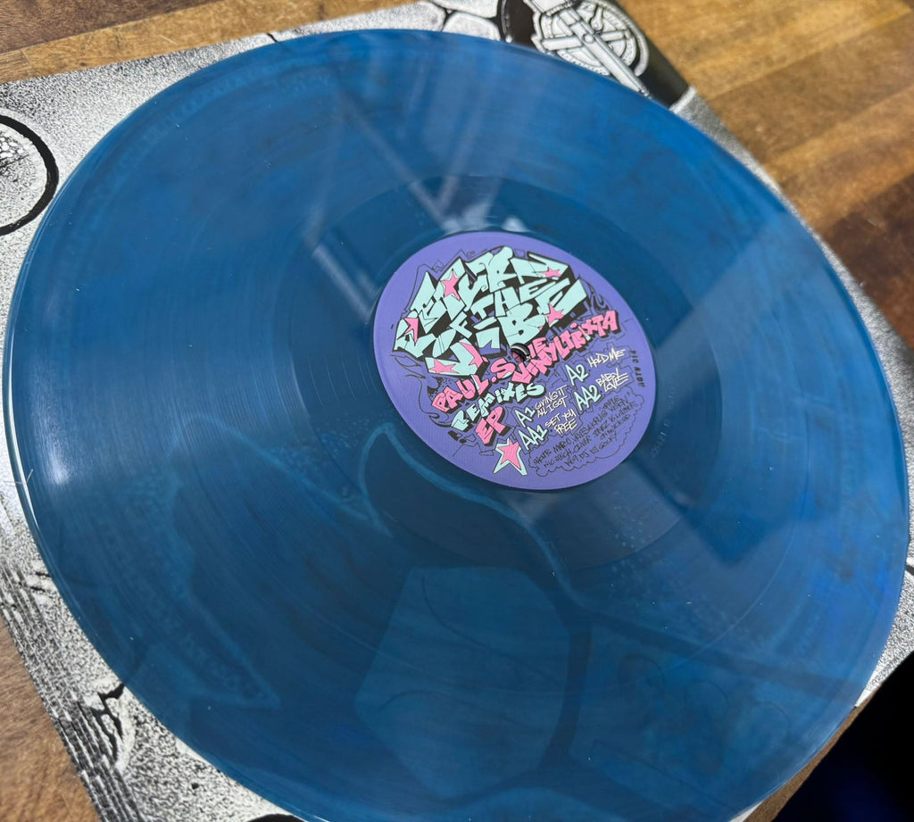PAUL.S  - THE VINYLTRIXTA REMIXES EP - Return Of the Vibe - ROTV014 - 12" Blue Marbled Vinyl + Mp3 + Wav