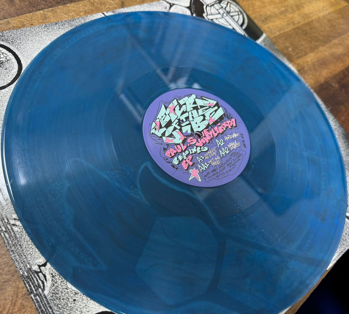 PAUL.S  - THE VINYLTRIXTA REMIXES EP - Return Of the Vibe - ROTV014 - 12" Blue Marbled Vinyl + Mp3 + Wav