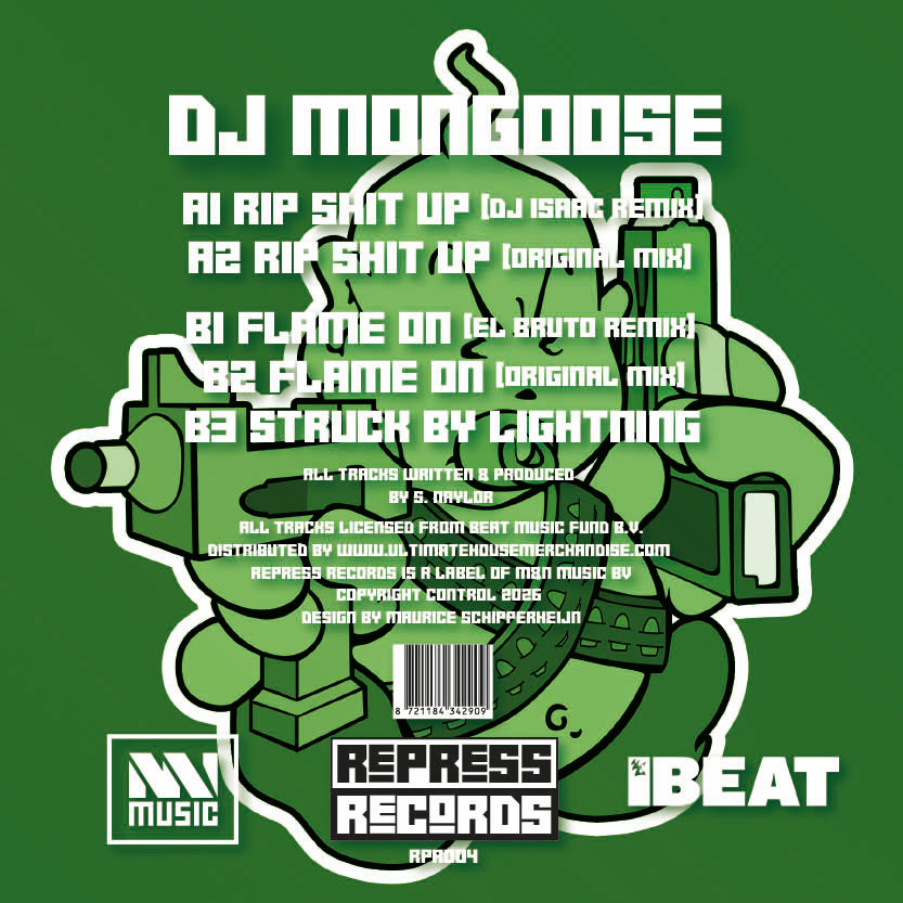 DJ Mongoose - Rip Shit Up - RPR004 back
