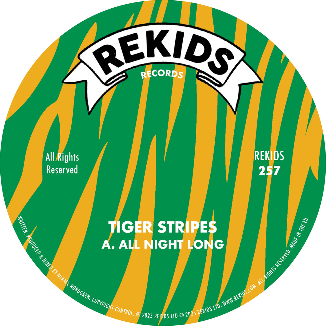 Tiger Stripes - All Night Long - Rekids - REKIDS257 - 12