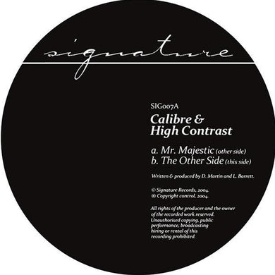 Calibre & High Contrast - Mr. Majestic - Signature - SIG007RP2 - 12