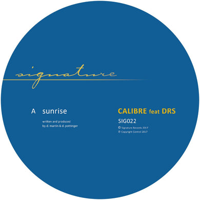 Calibre feat. DRS - Sunrise - Signature- SIG022 - 12