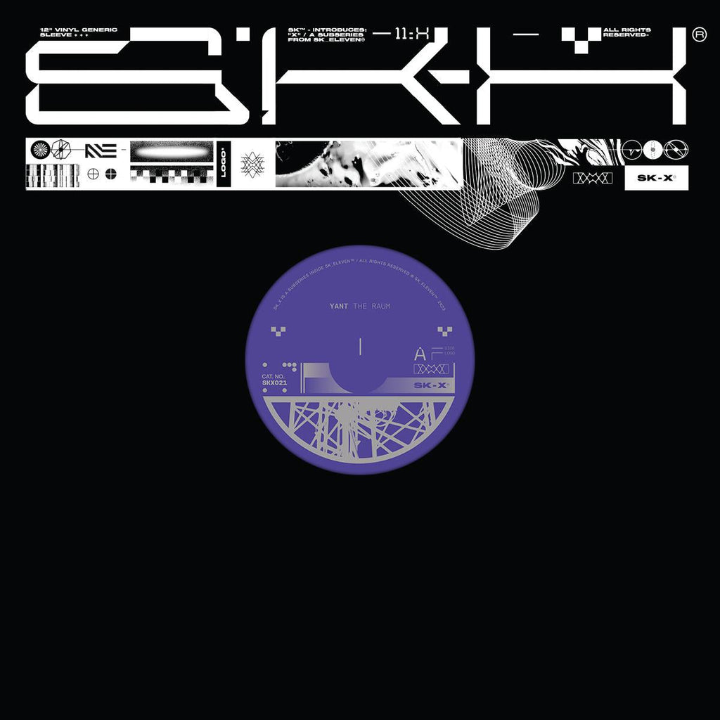 Yant - SK_Eleven - The Raum [label sleeve] - SK11X021 - 12" Vinyl - Techno