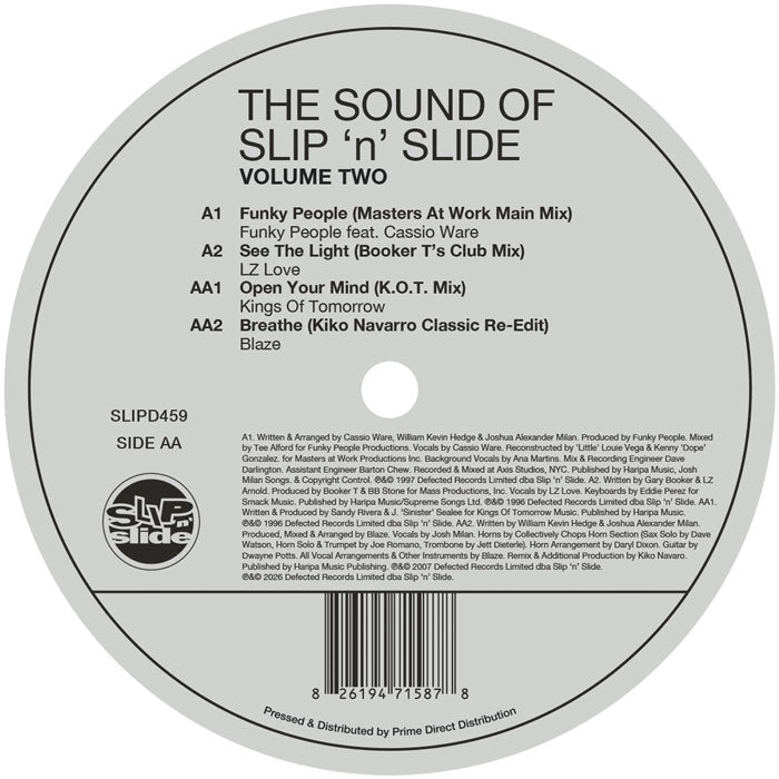 Funky People / LZ Love - The Sound Of Slip 'n' Slide, Vol. 2 - SLIPD459 alt