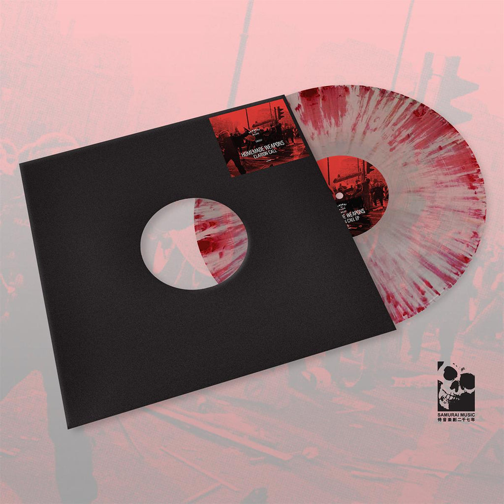 Homemade Weapons - Clarion Call EP [red + clear slatter vinyl / stickered sleeve] - Samurai Music- 12" vinyl - SMG007