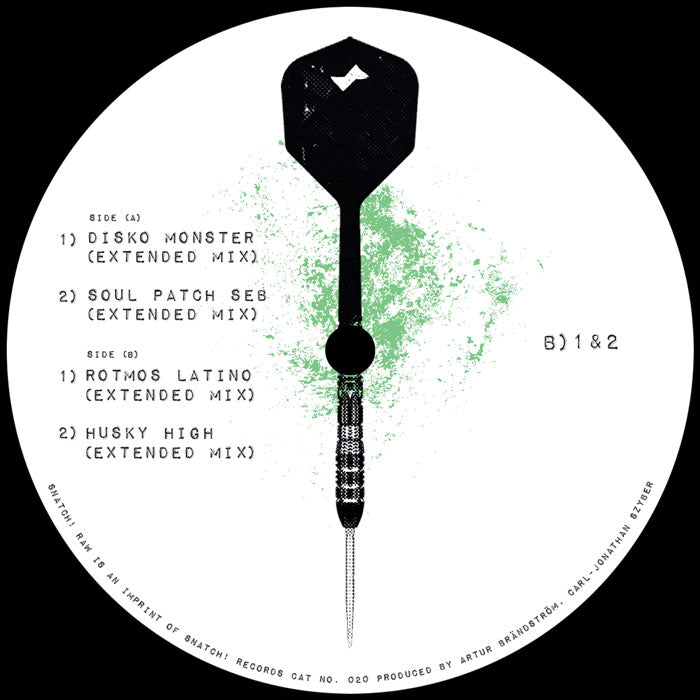 Ari Bald & CJ Scott - Dart 2 Da Heart EP - SNATCHRAW020 back