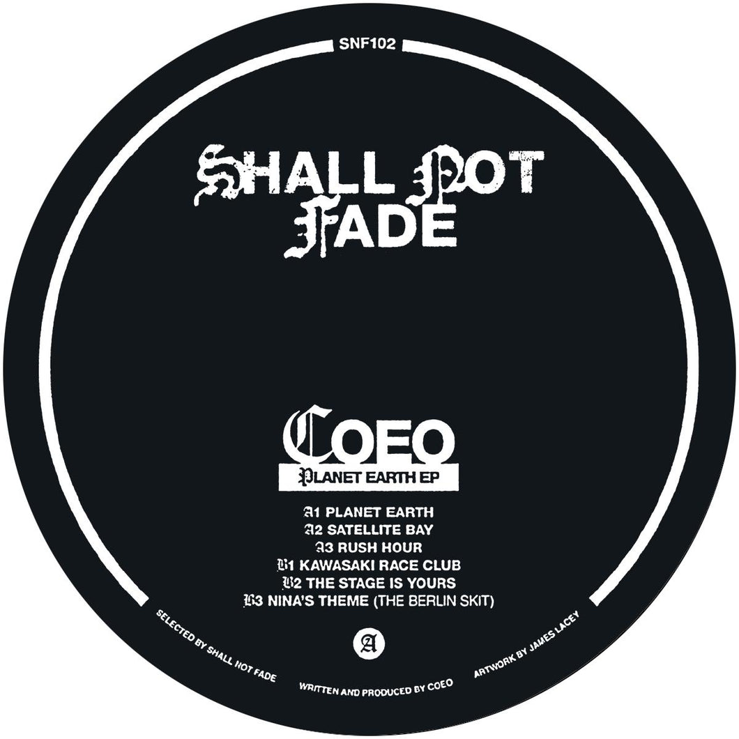 Coeo - Planet Earth EP - Shall Not Fade - SNF102 - 12