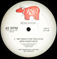Revelation - Get Ready For This - RSO - SO-148 - Electronic, Funk, Soul, House