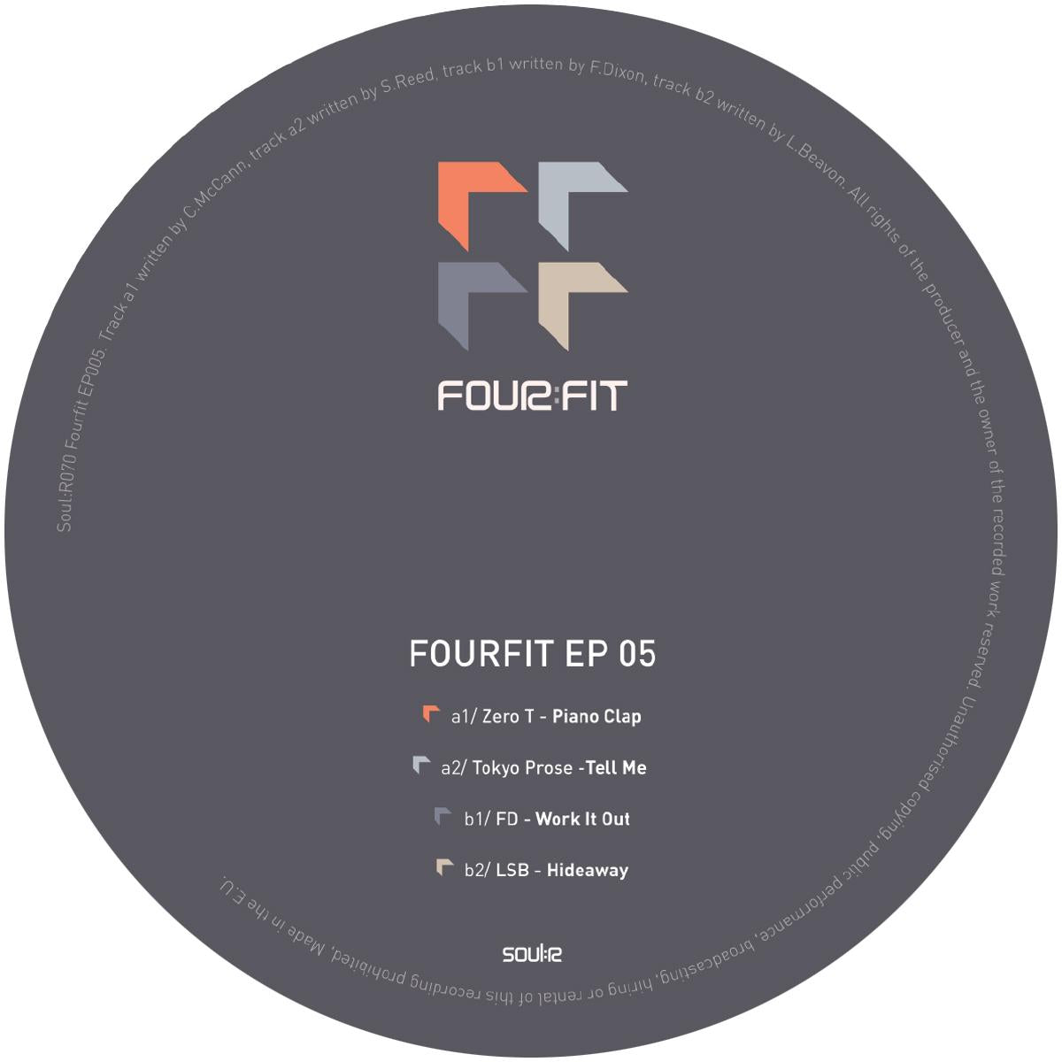 Fourfit EP 5 - SOULR070 back