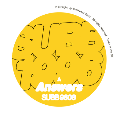 Straight Up Breakbeat - FFF - Answers EP - SUBB9608  - 12